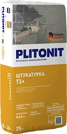 Штукатурка цементная Plitonit Т1+ армированная 25 кг