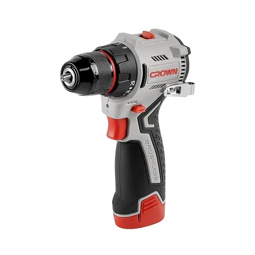 Дрель-шуруповерт аккумуляторная бесщеточная Crown CT21129HMX-2 BMC 12 В 2 Ач Li-Ion 1 АКБ и ЗУ Дрель-шуруповерт аккумуляторная бесщеточная Crown CT21129HMX-2 BMC 12 В 2 Ач Li-Ion 1 АКБ и ЗУ