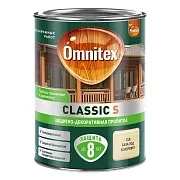 Антисептик Omnitex Classic S декоративный для дерева бесцветный 0,9 л Антисептик Omnitex Classic S декоративный для дерева бесцветный 0,9 л