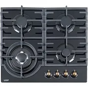 Варочная панель газовая Lauf PG-619BL classic 4 конфорки черная Варочная панель газовая Lauf PG-619BL classic 4 конфорки черная