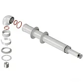 Дымоход коаксиальный Rommer универсальный d60/100 мм комплект (совместим с котлами Baxi) Дымоход коаксиальный Rommer универсальный d60/100 мм комплект (совместим с котлами Baxi)