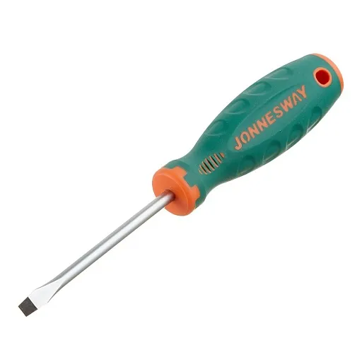 Отвертка плоская SL6,5 100 мм Jonnesway Anti-slip grip (D71S6100) Отвертка плоская SL6,5 100 мм Jonnesway Anti-slip grip (D71S6100)