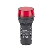 Лампа сигнальная Dekraft ЛK-22 220 В IP54 пластиковая красная (25119DEK)