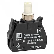 Лампа сменная EKF PROxima ХВ4 39х32х10 мм 230 В IP40 с основанием пластиковая белая (XB4-EML-W)
