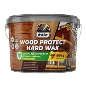 Антисептик Dufa Wood Protect Hard Wax декоративный для дерева каштан 9 л Антисептик Dufa Wood Protect Hard Wax декоративный для дерева каштан 9 л