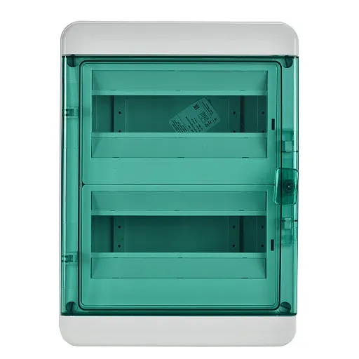 Щит распределительный навесной IEK Tekfor КМПн-24 пластиковый IP65 410х300х153 мм 24 модуля прозрачная дверь (TF5-KP72-N-24-65-K03-K02) Щит распределительный навесной IEK Tekfor КМПн-24 пластиковый IP65 410х300х153 мм 24 модуля прозрачная дверь (TF5-KP72-N-24-65-K03-K02)