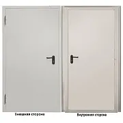 Дверь техническая Промет ДТ-1 глухая левая серый RAL 7035 850х2050 мм Дверь техническая Промет ДТ-1 глухая левая серый RAL 7035 850х2050 мм