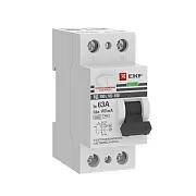 УЗО EKF PROxima ВД-100 63А 1P+N тип AC 100 мА 6 кА компактное (elcb-2-6-63-100-em-pro) УЗО EKF PROxima ВД-100 63А 1P+N тип AC 100 мА 6 кА компактное (elcb-2-6-63-100-em-pro)