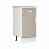 Кухонный модуль напольный 40х84х53,6 см Твэгги тауп 1 полка/1 ящик Кухонный модуль напольный 40х84х53,6 см Твэгги тауп 1 полка/1 ящик