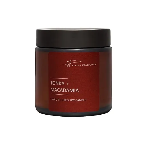 Свеча ароматическая Stella Fragrance Tonka Macadamia 90 г Свеча ароматическая Stella Fragrance Tonka Macadamia 90 г