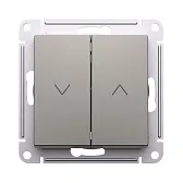 Выключатель жалюзи Systeme Electric AtlasDesign двухклавишный встраиваемый шампань (ATN000519) Выключатель жалюзи Systeme Electric AtlasDesign двухклавишный встраиваемый шампань (ATN000519)