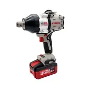Гайковерт ударный аккумуляторный бесщеточный Crown CT22056HX-8SC4 BMC 20 В 8 Ач Li-Ion 1 АКБ и ЗУ
