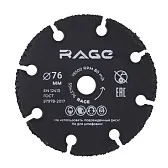 Диск пильный универсальный для мини УШМ Rage by Vira 76x10x1,8 мм 8 зубьев (594376)