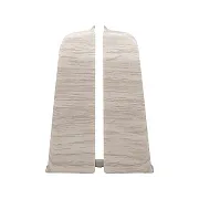 Заглушка торцевая Birch 70 мм огайо левая-правая Г-профиль (2 шт.)