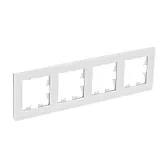 Рамка Systeme Electric AtlasDesign Nature четырехместная белая (ATN360104) Рамка Systeme Electric AtlasDesign Nature четырехместная белая (ATN360104)