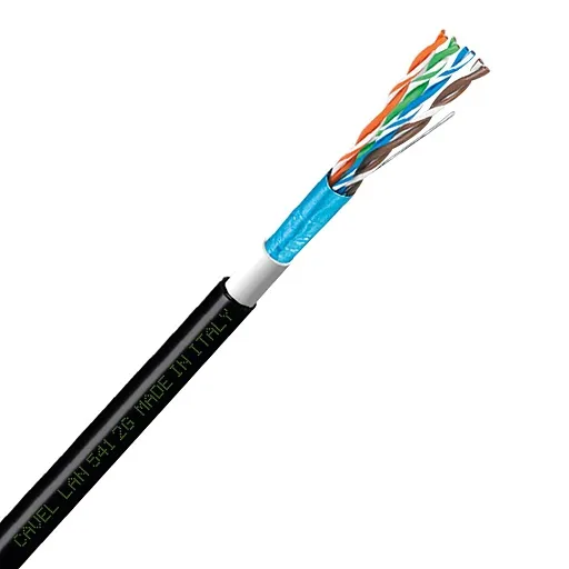 Интернет-кабель уличный (витая пара) FTP CAT5e LAN 541 2G 4х2х0,51 мм экранированный Cavel Интернет-кабель уличный (витая пара) FTP CAT5e LAN 541 2G 4х2х0,51 мм экранированный Cavel