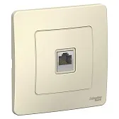 Розетка компьютерная Systeme Electric Blanca встраиваемая молочная RJ45 (BLNIS045002) Розетка компьютерная Systeme Electric Blanca встраиваемая молочная RJ45 (BLNIS045002)