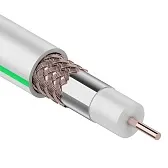 Кабель коаксиальный телевизионный SAT 703B 1х1 мм экранированный Rexant Green Line (100 м) Кабель коаксиальный телевизионный SAT 703B 1х1 мм экранированный Rexant Green Line (100 м)