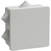 Коробка распределительная 85х85х40 мм IP44 IEK (UKO11-085-085-040-K41-44) Коробка распределительная 85х85х40 мм IP44 IEK (UKO11-085-085-040-K41-44)