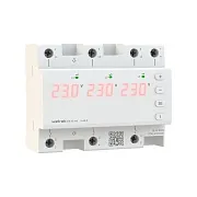 Реле напряжения модульное Welrok D6-40 red 230 В 40 А тип AC с дисплеем Реле напряжения модульное Welrok D6-40 red 230 В 40 А тип AC с дисплеем