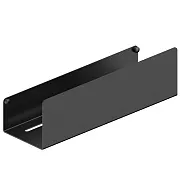 Полка для ванной WasserKraft Elbe K-7200 300х900х96 мм металл черная (K-7215)