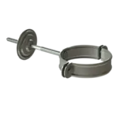 Docke STAL PREMIUM Хомут трубы (короткий саморез) D90 (Графит 7024) Docke STAL PREMIUM Хомут трубы (короткий саморез) D90 (Графит 7024)