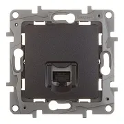 Розетка компьютерная Legrand Etika встраиваемая антрацит RJ45 (672641) Розетка компьютерная Legrand Etika встраиваемая антрацит RJ45 (672641)