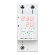 Реле напряжения модульное Welrok VI-50 red 220 В 50 А тип AC цифровое