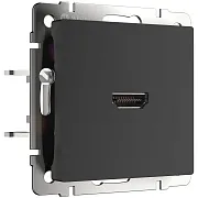 Розетка HDMI Werkel встраиваемая черная матовая (a051601) Розетка HDMI Werkel встраиваемая черная матовая (a051601)