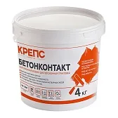 Грунт бетоноконтакт Крепс 4 кг Грунт бетоноконтакт Крепс 4 кг