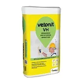 Шпаклевка цементная Vetonit ВХ для влажных помещений белая 20 кг Шпаклевка цементная Vetonit ВХ для влажных помещений белая 20 кг