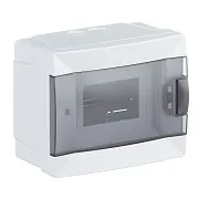 Щит распределительный навесной Makel ЩРН-П-6 пластиковый IP40 140х172х95 мм 6 модулей с DIN-рейкой и нулевой шиной (63106) Щит распределительный навесной Makel ЩРН-П-6 пластиковый IP40 140х172х95 мм 6 модулей с DIN-рейкой и нулевой шиной (63106)