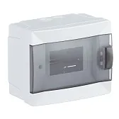 Щит распределительный навесной Makel ЩРН-П-6 пластиковый IP40 140х172х95 мм 6 модулей с DIN-рейкой и нулевой шиной (63106) Щит распределительный навесной Makel ЩРН-П-6 пластиковый IP40 140х172х95 мм 6 модулей с DIN-рейкой и нулевой шиной (63106)