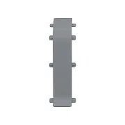 Соединитель Birch 58 мм серый S-профиль (2 шт.)