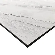 Столешница azurita white 600х500х16 мм компакт-ламинат с плинтусом Slotex