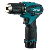 Дрель-шуруповерт аккумуляторная Makita 10,8 В 2х1,5 Ач Li-Ion 2 АКБ и ЗУ (DF330DWE) Дрель-шуруповерт аккумуляторная Makita 10,8 В 2х1,5 Ач Li-Ion 2 АКБ и ЗУ (DF330DWE)