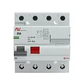 УЗО EKF Averes DV 25А 3P+N тип AC 30 мА 10 кА (rccb-4-25-30-ac-av) УЗО EKF Averes DV 25А 3P+N тип AC 30 мА 10 кА (rccb-4-25-30-ac-av)