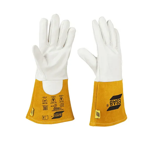 Краги кожаные для сварщика Esab T1050 белые 10 (XL) Краги кожаные для сварщика Esab T1050 белые 10 (XL)