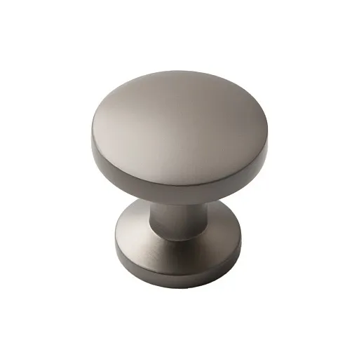 Ручка-кнопка мебельная Kerron Metallic d30 мм металлическая графит (K-2622 GF) Ручка-кнопка мебельная Kerron Metallic d30 мм металлическая графит (K-2622 GF)