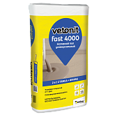 Наливной пол Weber.vetonit fast 4000 универсальный 20 кг Наливной пол Weber.vetonit fast 4000 универсальный 20 кг