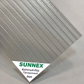 Сотовый поликарбонат 8 мм SUNNEX колотый лед Сотовый поликарбонат 8 мм SUNNEX колотый лед