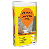 Клей для плитки, керамогранита и мозаики Weber.vetonit Granit fix 25 кг Клей для плитки, керамогранита и мозаики Weber.vetonit Granit fix 25 кг