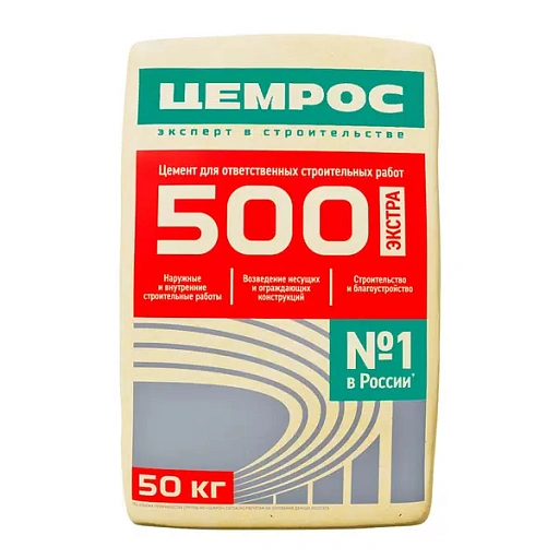 Цемент Евроцемент М500 Д0 50 кг