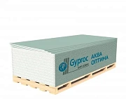 Гипсокартон ГКЛ Gyproc Аква Оптима 2500х1200х12,5 мм влагостойкий Гипсокартон ГКЛ Gyproc Аква Оптима 2500х1200х12,5 мм влагостойкий