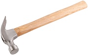 Молоток-гвоздодер деревянная  ручка 340 гр