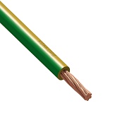Провод Конкорд ПуГВнг(А)-LS 1х4 желто-зеленый