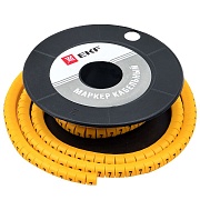 Маркеры кабельные (клипсы) EKF PROxima 3-4,2 мм цифра 7 желтые (1000 шт.) (plc-KM-2.5-7)