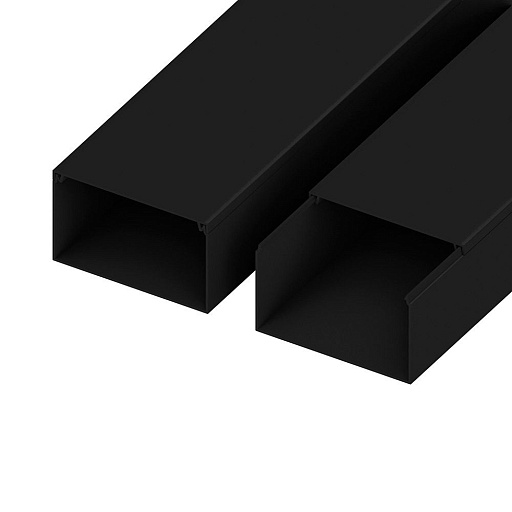 Кабель-канал Agis Profile 100х60 мм черный 2 м (60.03.100.60.201)