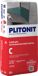 Клей для плитки, керамогранита и камня Plitonit C 25 кг Клей для плитки, керамогранита и камня Plitonit C 25 кг