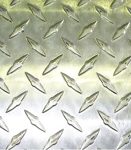 Лист алюминиевый Бриллиант 1.5х600х1200 мм рифленый